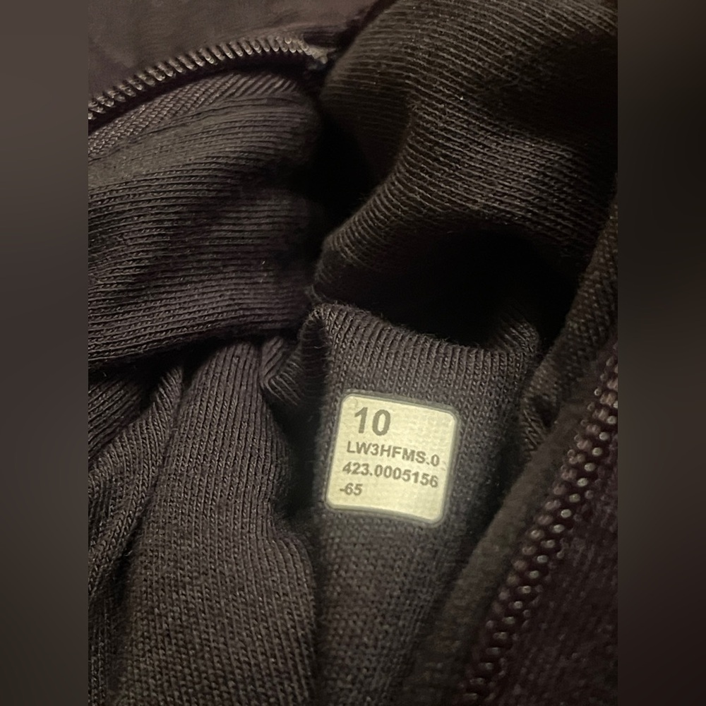 Lululemon Quilted Bomber Cropped Black Jacket Size 10 - Picture 10 of 14